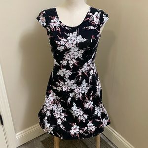 Black Floral Dress